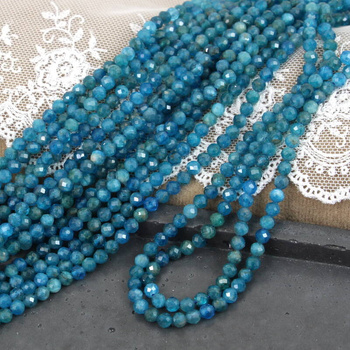 Apatyt kula fasetowana 4mm [sznur 39cm]