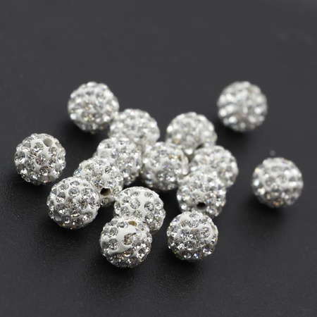 Kula cyrkoniowa white-crystal kula 10mm