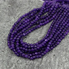 Jadeit fioletowy kula fasetowana 6mm [sznur 38cm]