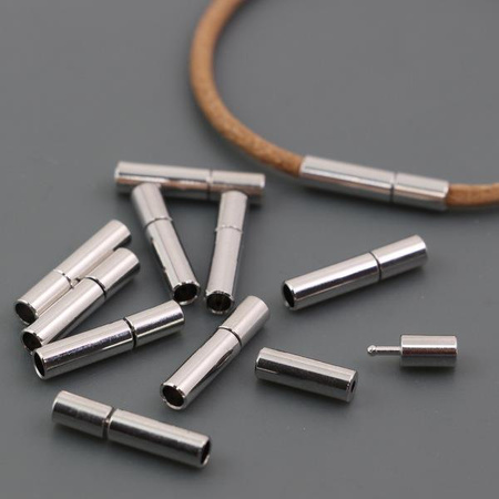 Zapięcie metalowe z bolcem do wklejania 2,5mm