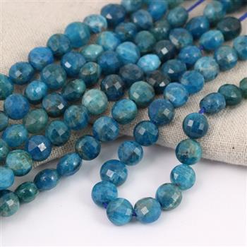 Apatyt moneta fasetowana 8mm