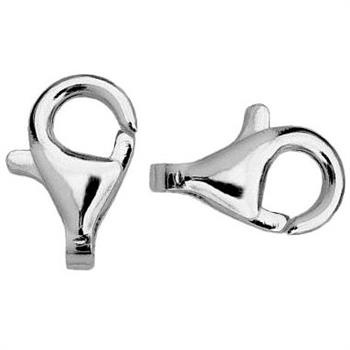 Zapięcie srebrne karabińczyk 16mm Ag925