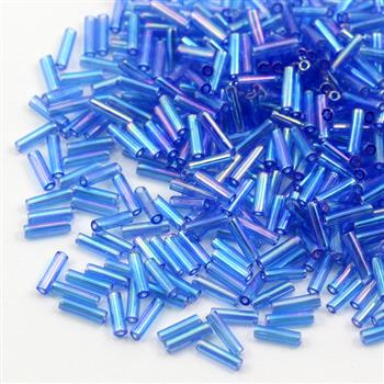 Miyuki Bugle #2 Transparent Light Sapphire AB 6mm [5g]