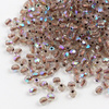 Fire Polish 3mm Crystal Copper Lined AB [40szt]