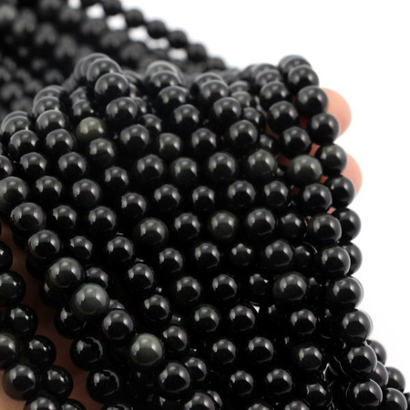 Obsydian tęczowy kula gładka 8mm