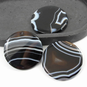 Sardonyks zawieszka moneta 55mm