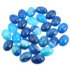 Kaboszon agat niebieski owal 18x13mm [nie parujemy]
