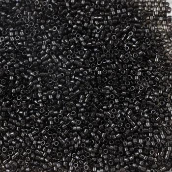 Miyuki Delica 11/0 Transparent Dark Grey Dyed [5g]