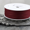 Sznurek pleciony poliestrowy bordowy 0,8mm Pega [1metr]