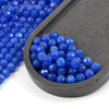 Agat niebieski kula fasetowana 10mm