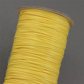 Sznurek powlekany żółty 1mm [1metr]