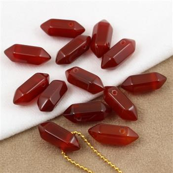 Agat karneolowy zawieszka grot 20x9mm