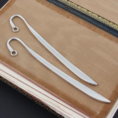 Baza zakładki do książki srebrna 12cm