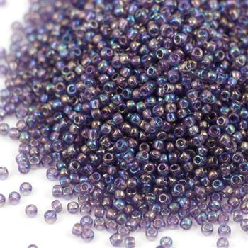 Toho Round 11/0 Transparent-Rainbow Sugar Plum [10g]