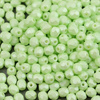 Fire Polish 4mm Alabaster Light Peridot Powdery [20szt]