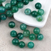 Agat zielony kula gładka 10mm