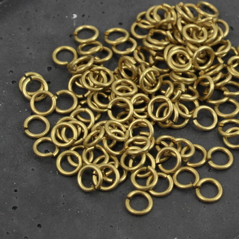 Ogniwo z mosiądzu otwarte 6x1mm [50szt]