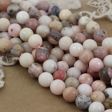 Opal peruwiański kula fasetowana 10mm