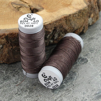 Supermocne nici Craft czekoladowe nr 40 [szpula 80m]