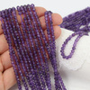 Ametyst oponka fasetowana 4x3mm [sznur 39cm]