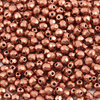 Fire Polish 3mm Metallic Bronze Copper [40szt]