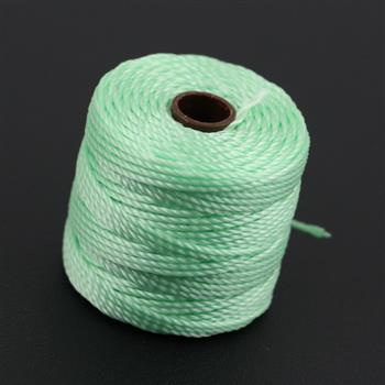 Nici nylonowe S-Lon heavy twist macrame cord PASTEL MINT GREEN 0,9mm/32m [szpula]