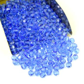 Preciosa Round Sapphire 4mm [10szt]