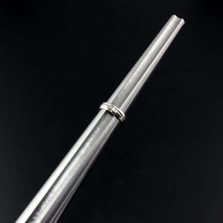 Rygiel stalowy okrągły z nutą do kształtowania obrączek