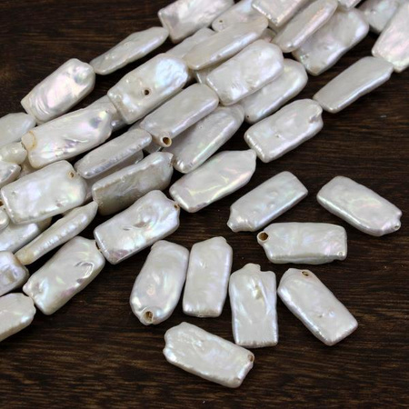 Perła słodkowodna prostokąt 24x11mm