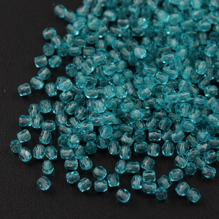 Fire Polish 3mm Crystal Solger Aqua [40szt]