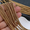 Hematyt złoty mini wałek 2x1mm [sznur 39cm]