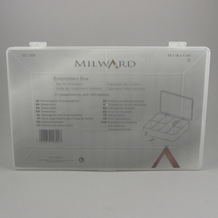 Organizer do przechowywania z bobinkami 28x18x4cm