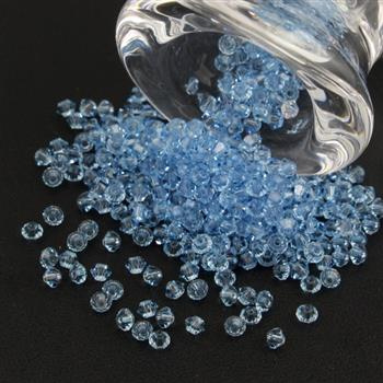Preciosa Bicone Bead Rondelle Aquamarine 3mm [20szt]