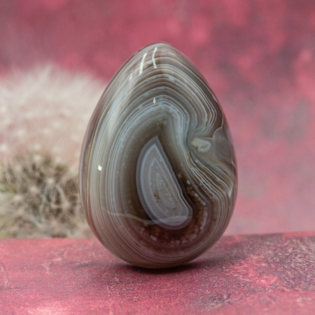 Kaboszon agat Botswana 33x23mm