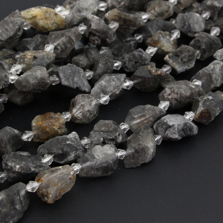 Kwarc Herkimer nieregularna bryłka 15-25mm