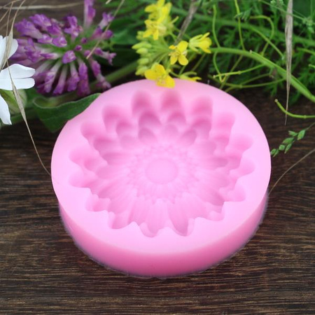 Forma silikonowa do odlewów z żywicy kwiat 50mm
