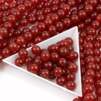 Agat karneolowy kula gładka 8mm