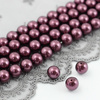 Preciosa Nacre Round Pearl Maxima Light Burgundy 6mm [6szt]