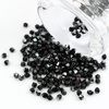 Preciosa Bicone Bead Rondelle Jet Hematite Half 3mm [20szt]