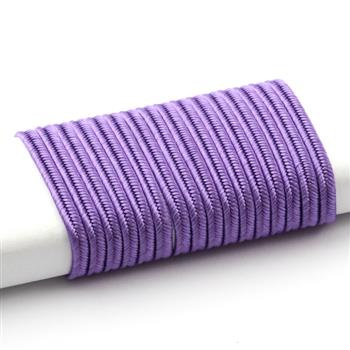 Sznurek sutasz wiskoza Pega 3mm fioletowy [1 metr]