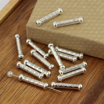 Przekładka metalowa rurka wałek srebrny 21x3,5mm