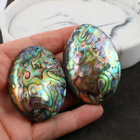 Muszla paua abalone duży owal - zawieszka 57cm