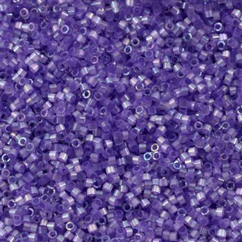 Miyuki Delica 11/0 Dyed Lilac AB Silk Satin [5g]