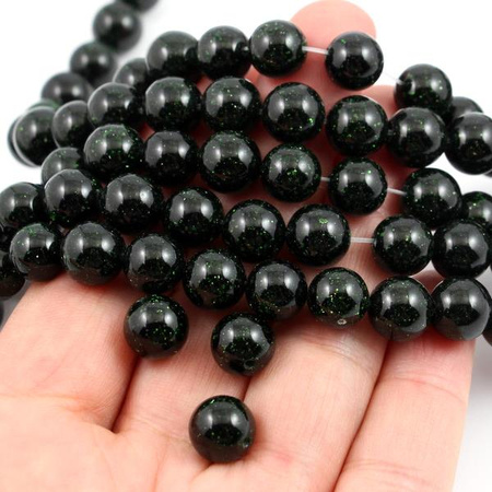 Szmaragd Nilu kula gładka 10mm