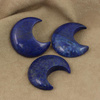 Lapis lazuli kaboszon księżyc 35mm