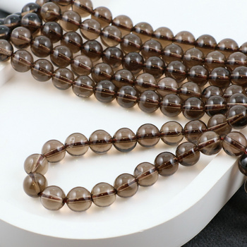 Kwarc dymny kula gładka 8mm