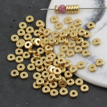 Przekładka oponka/dysk stal szlachetna pozłacana 4x1,2mm/1,2 [30szt]