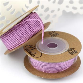 Sznurek nylonowy różowy liliowy 1,5mm [szpula 12m]