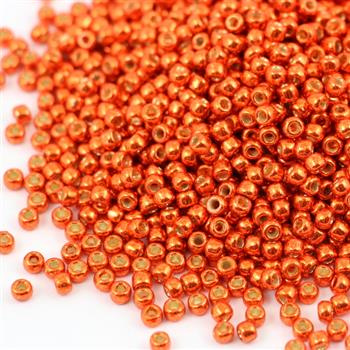 Toho Round 8/0 PermaFinish - Galvanized Saffron [10g]