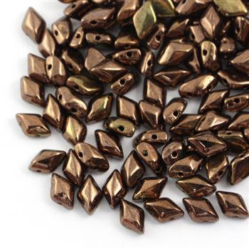 GemDuo 5x8mm Jet Bronze [20szt]
